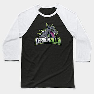 CarbonZilla Logo Main Baseball T-Shirt